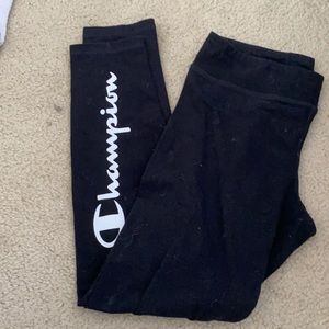 black champion leggings